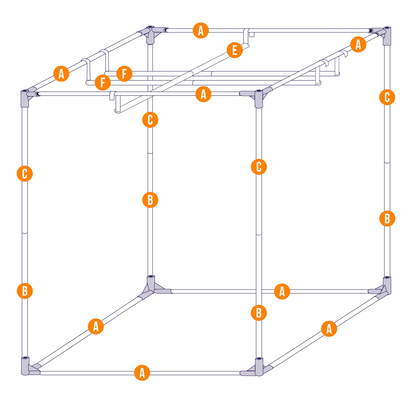 SEAHAWK SMART TENT 1.2 x 1.2 x 2.0