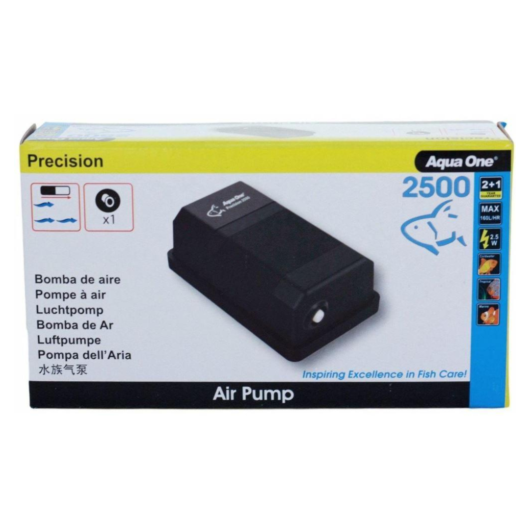 Aqua One Air Pump SR-2500 - 160 L/HR - Single Outlet