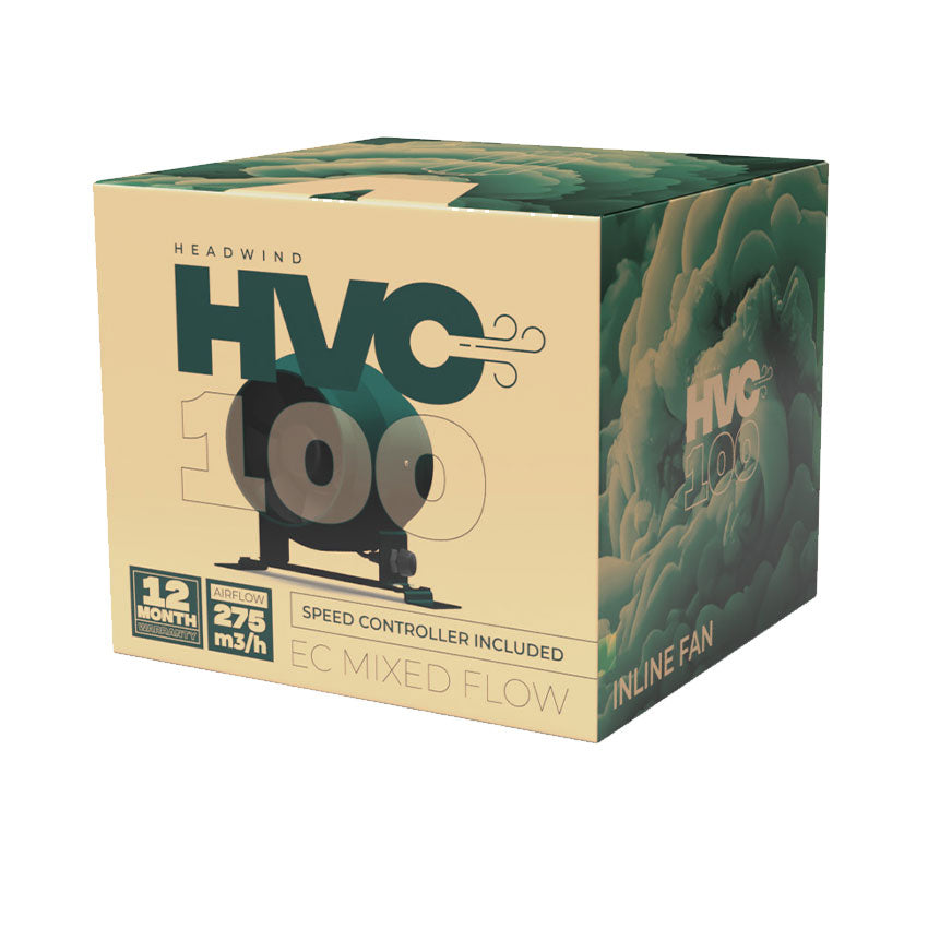 HVC-EC Fan Mixed Flow 100mm (275 M3/H)