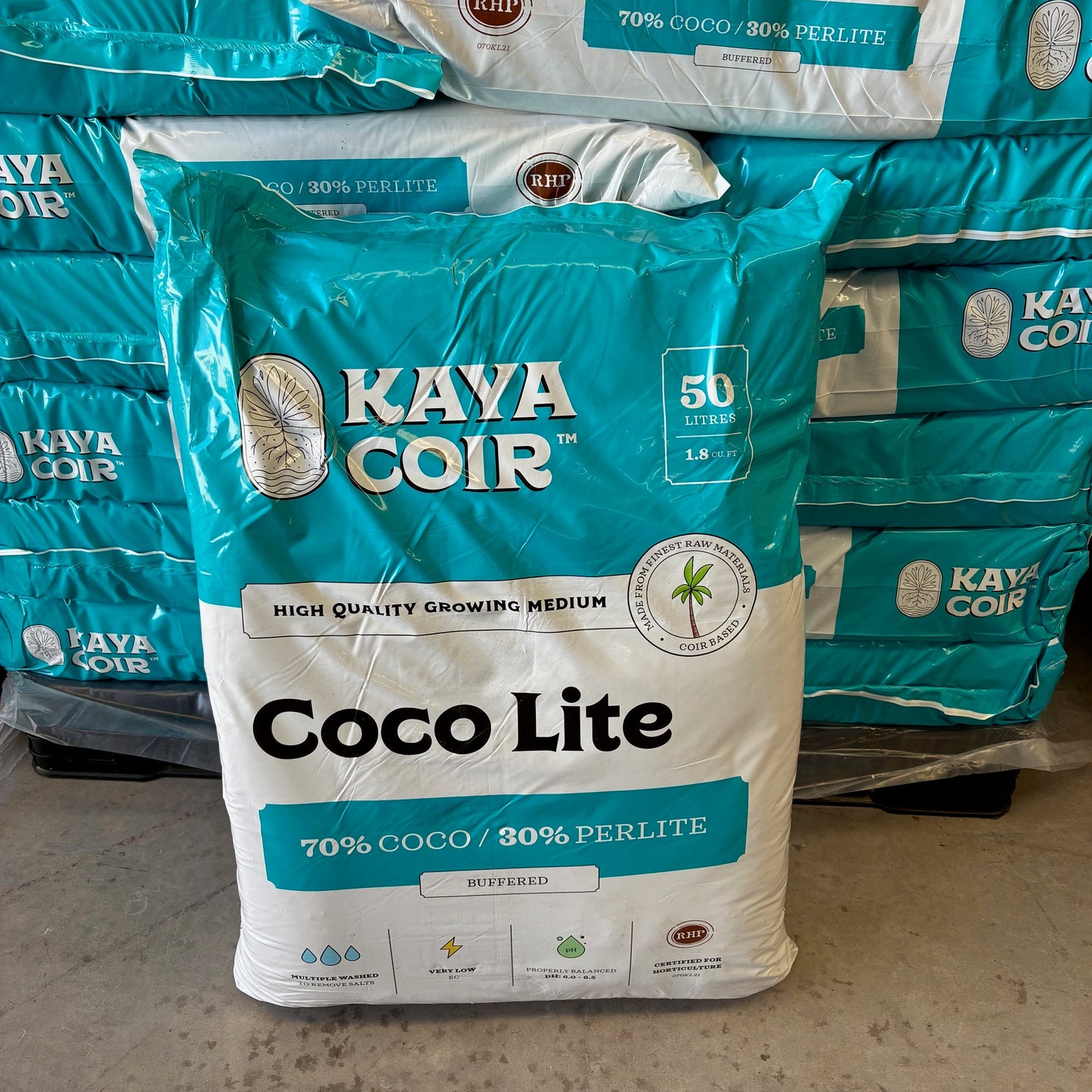 Kaya 50L RHP Buffered 70/30 Coco Perlite Combo