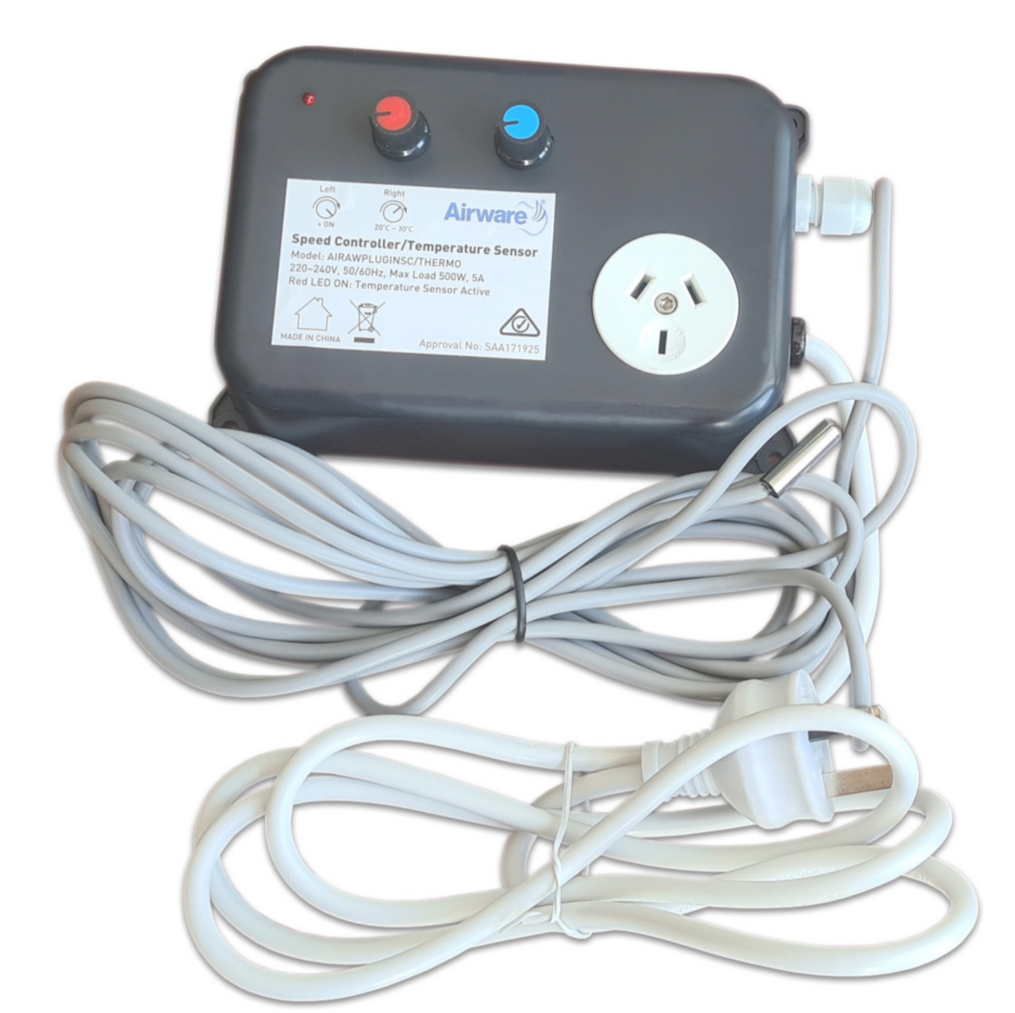 Airware - Fan Speed + Temperature controller (Max load 500W)