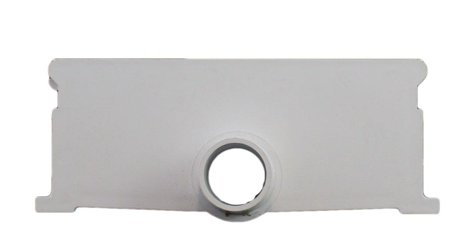 End Cap with Spout PVC for Hydroponic Channel 225X80mm