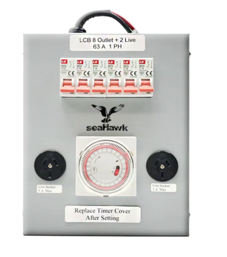 LIGHT CONTROL BOARD 8 OUTLET + 2 L