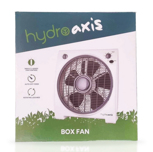 Hydro Axis Box Floor Fan 30CM 12" 45w