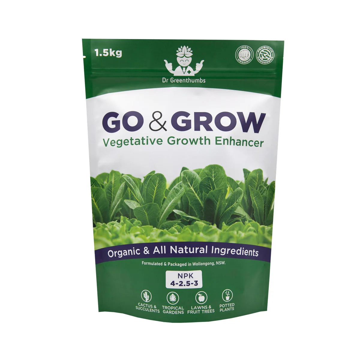 Dr Green Thumbs Go & Grow 4.5kg (Vegetative Craft Blend)