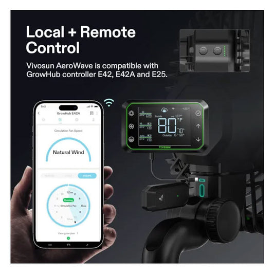 Vivosun  Aerowave E9 9″ Clip On Fan