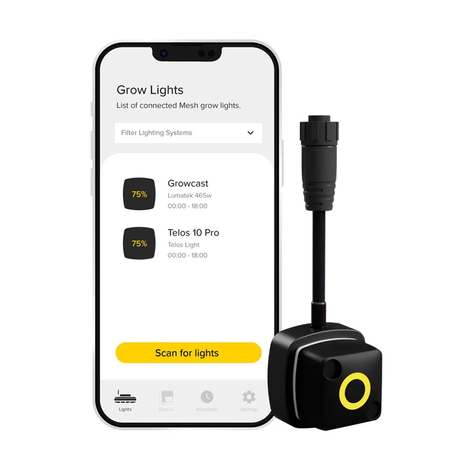 TELOS GROWCAST (TM) BLUETOOTH LIGHTING CONTROLLER