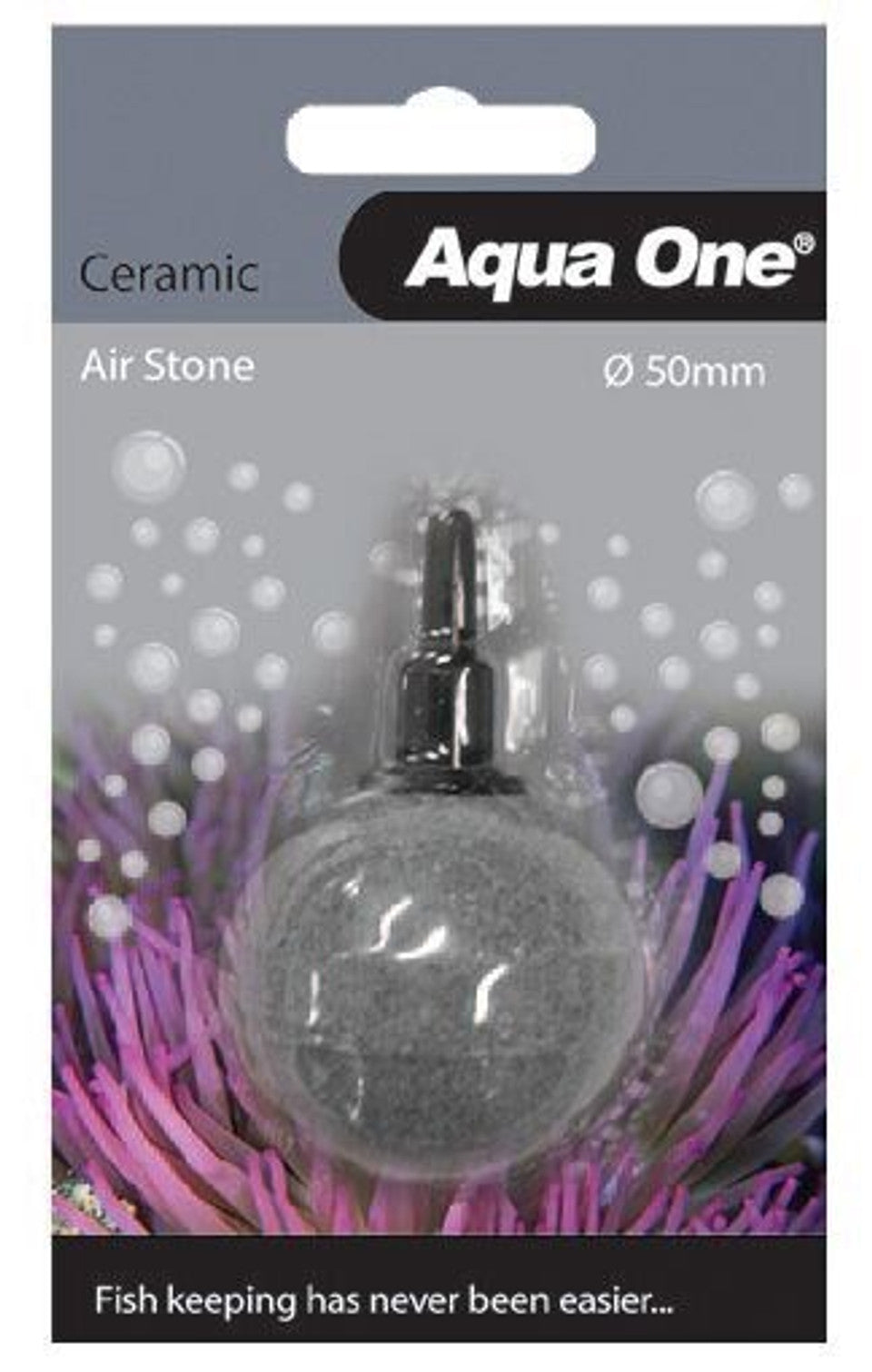 AQUA ONE GOLF BALL AIR STONE 50MM DIAMETER (QB-12)