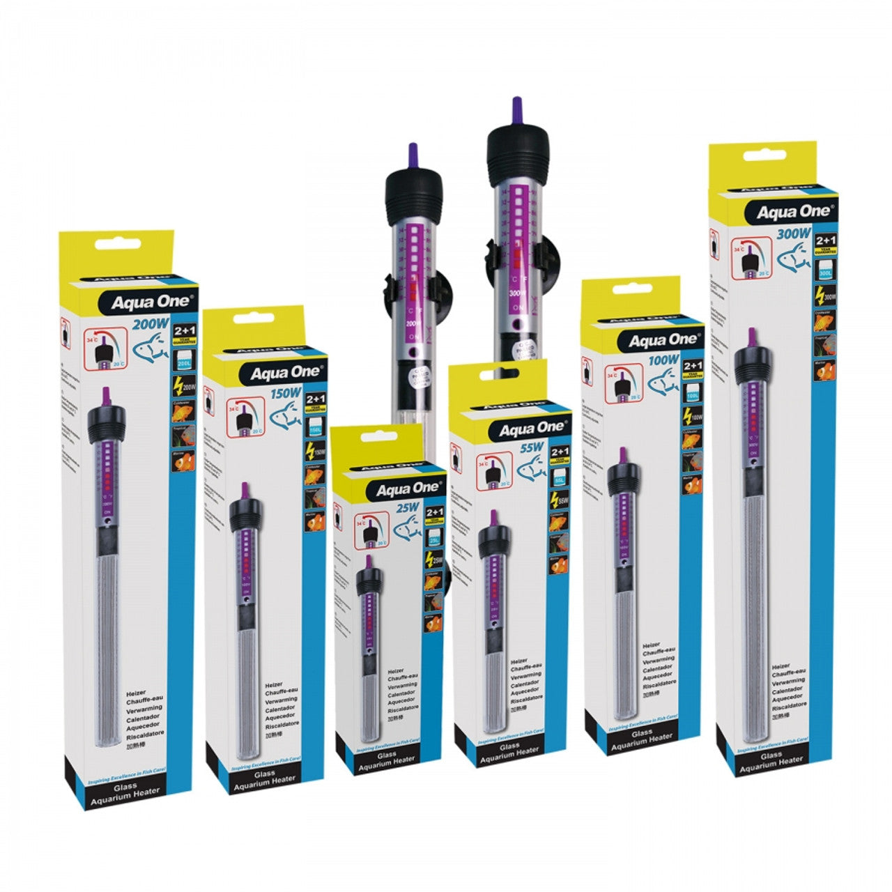 GLASS HEATER 100 WATT (SUITS 100 LITRE) AQUA ONE