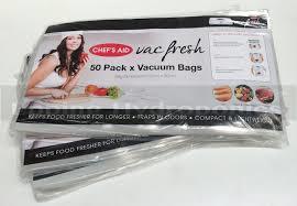 CHEFS AID 50 PACK VACUUM BAGS 55CM X 30CM
