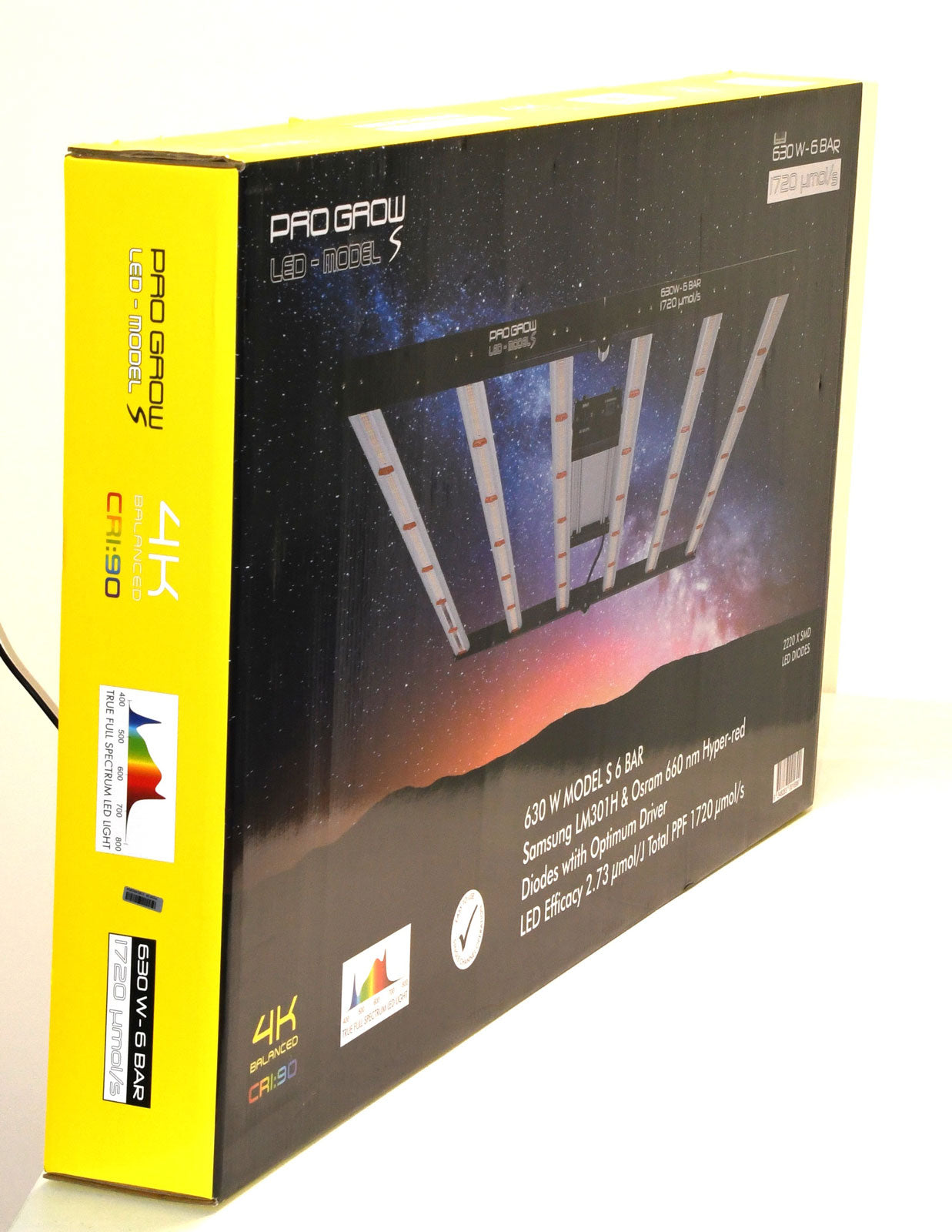 PRO GROW LED 630 W Model S 6 Bar
