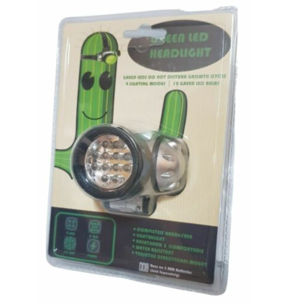 Green Light LED Head Lamp