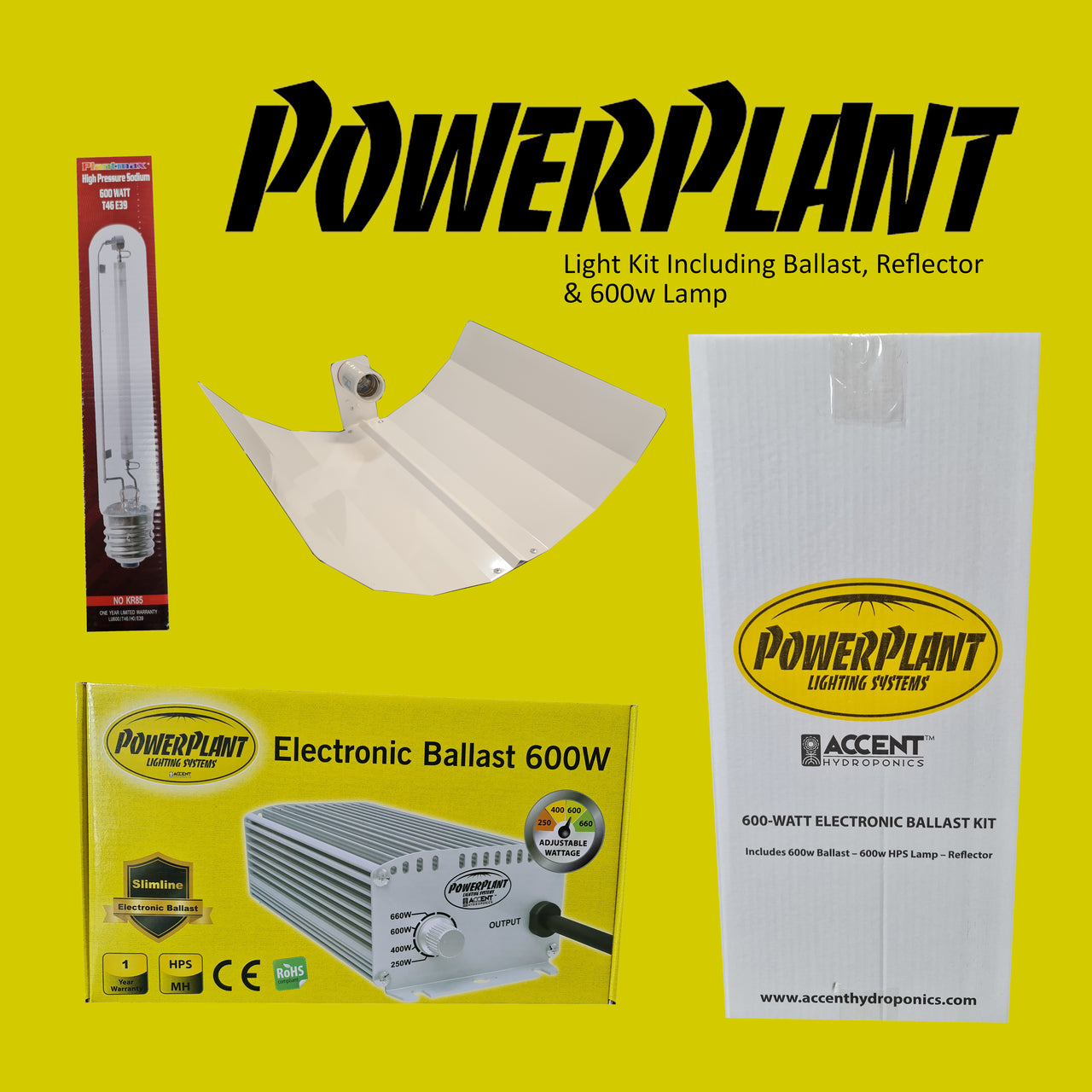 Powerplant 600 WATT HPS BOX KIT