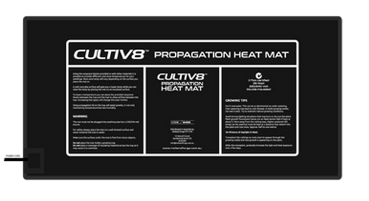 Cultiv8  Flexible Heat Mat Medium  550mmx280mm 25W