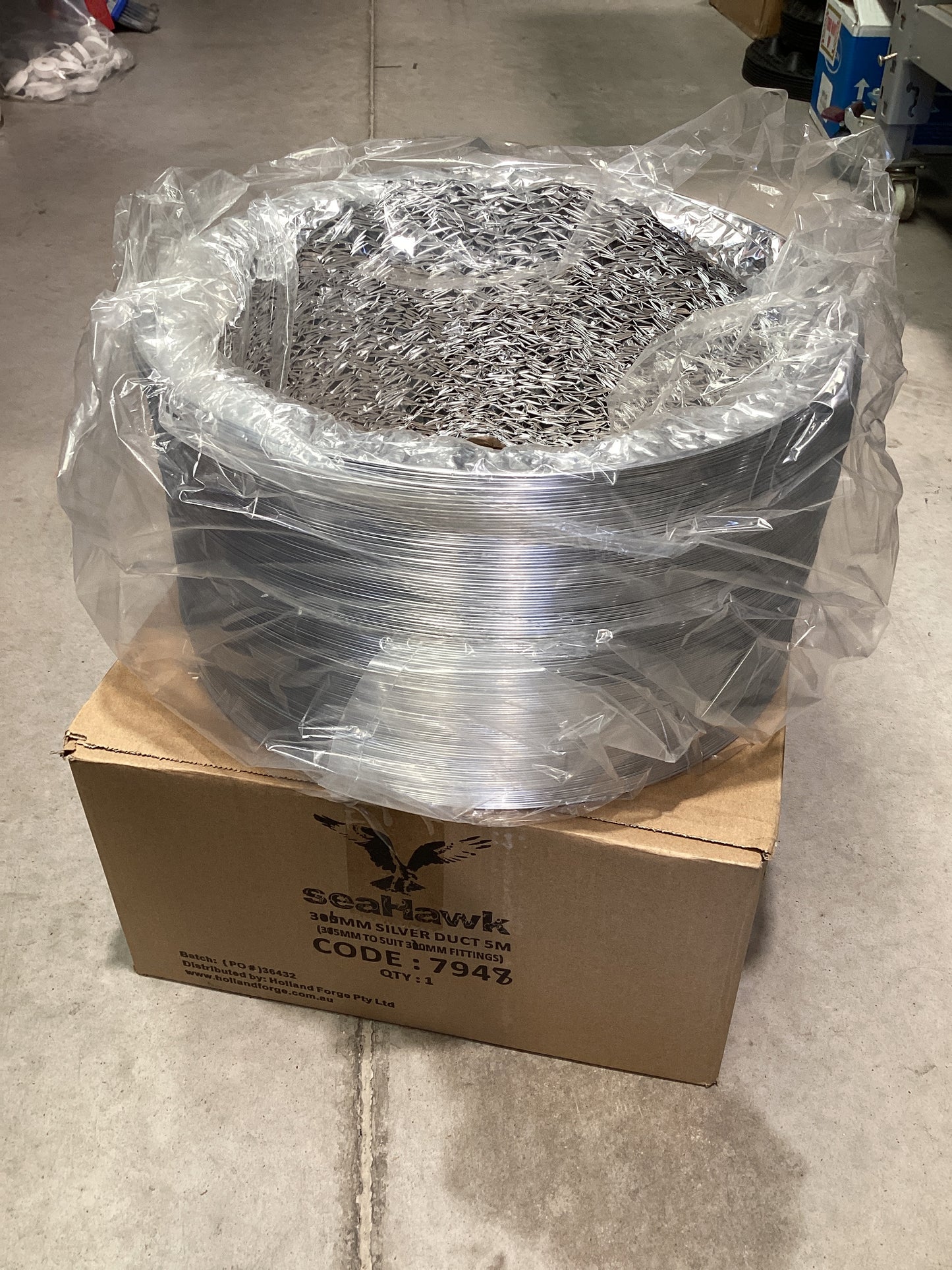 Seahawk Ducting Silver 315x5m