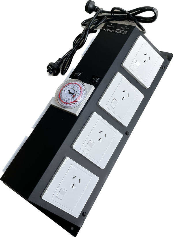 Timer Box Eight Outlet by GROWLUSH Lighthouse Hydroponics