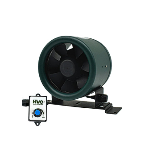Hvc 200mm Inline Fan Headwind With Speed Controller
