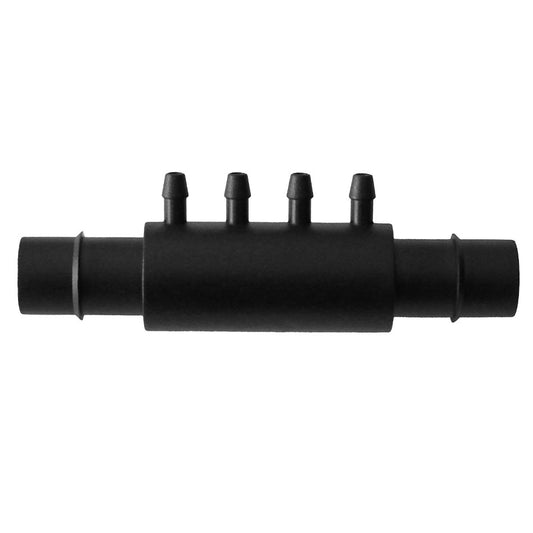MANIFOLD 13MM INLINE WITH 4 MICROTUBE OUTLETS
