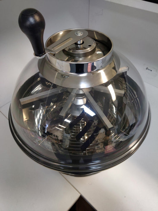 POWER-TRIM 19 INCH MOTORISED BLACK FINGER METAL TIP BOWL TRIMMER