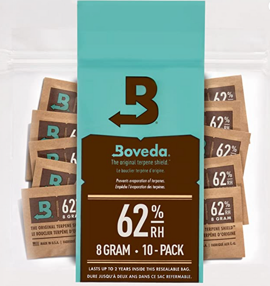 BOVEDA Small - Humidity Control Pack - 62%, 8 gram (Size 8)