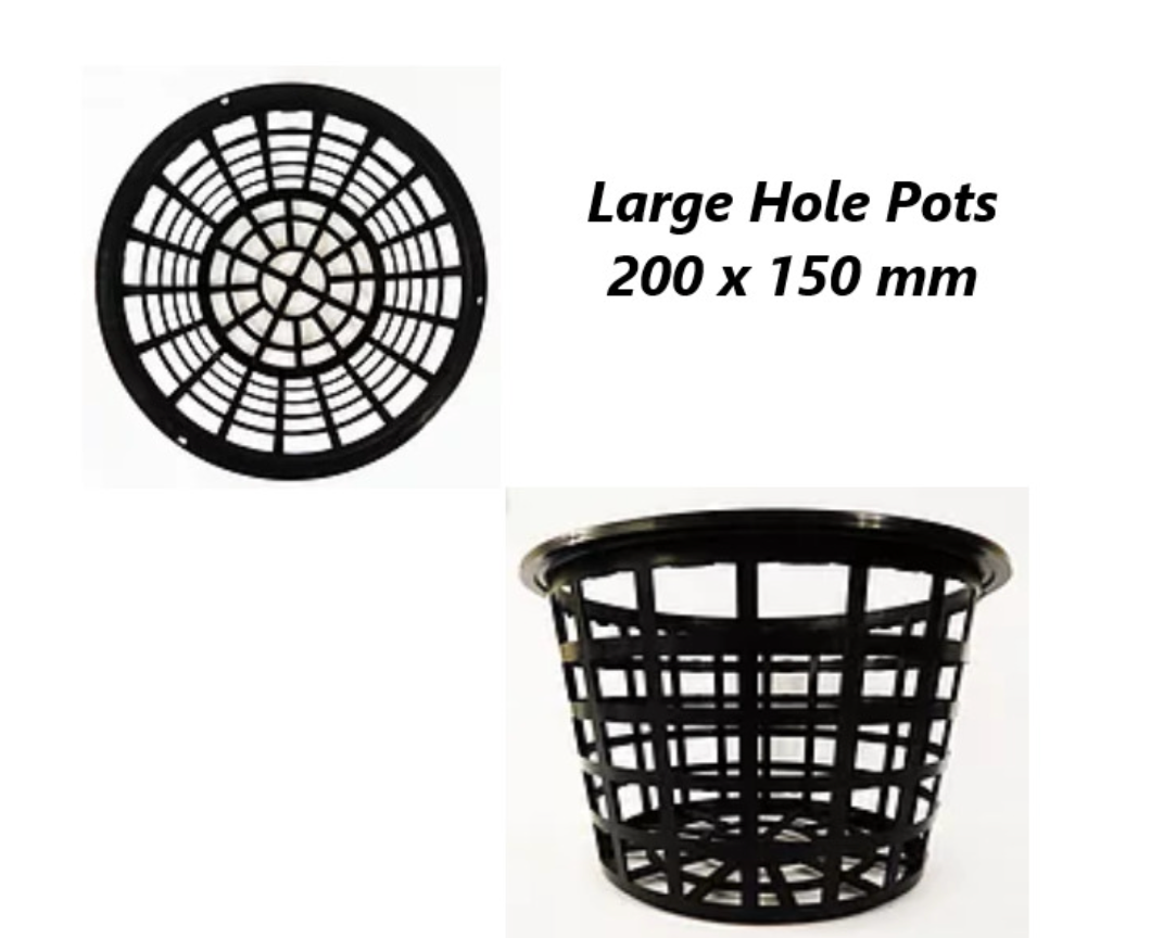 200 X 150MM - Large Hole Basket pots