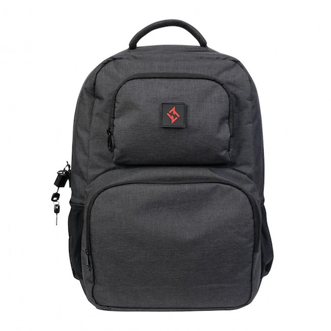 ZERO CARLO SMELL PROOF BACKPACK – CHARCOAL BLACK