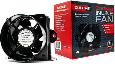 CULTIV8 Inline Fan 200mm