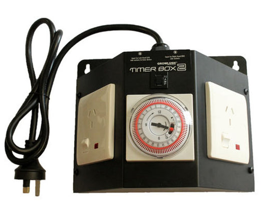 Timer Box - Two Outlet Contactor for hydroponics